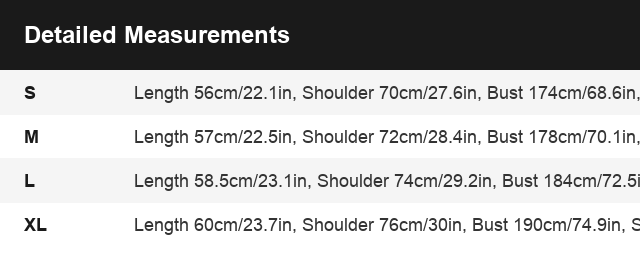 Size Guide