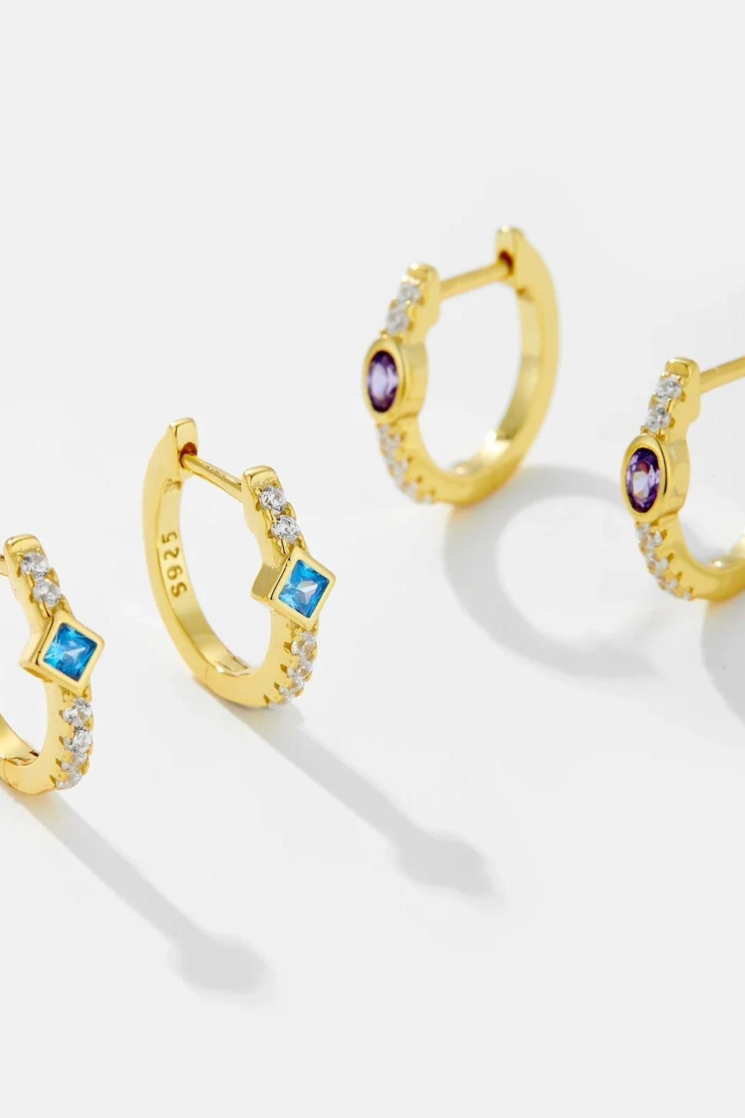 ZEYA - Amber Hoop Earrings