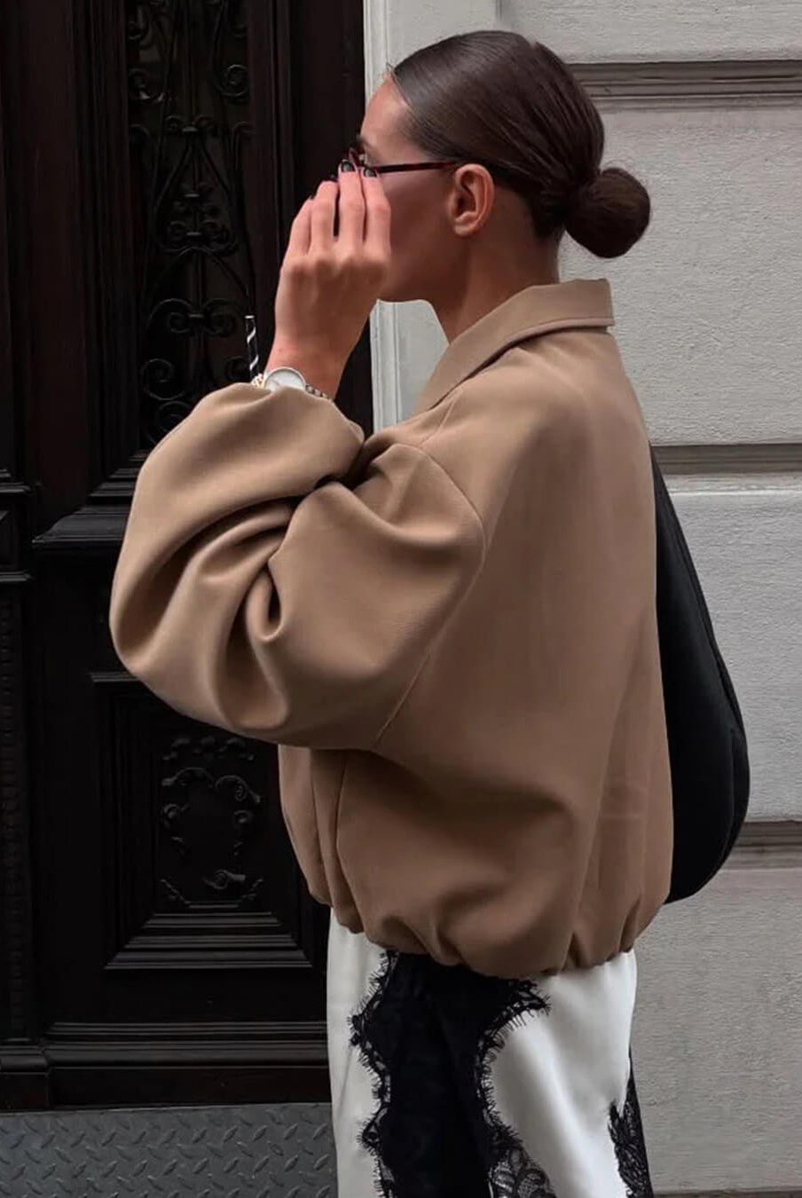 ZEYA - Bianca Puffed Bomber Jacket