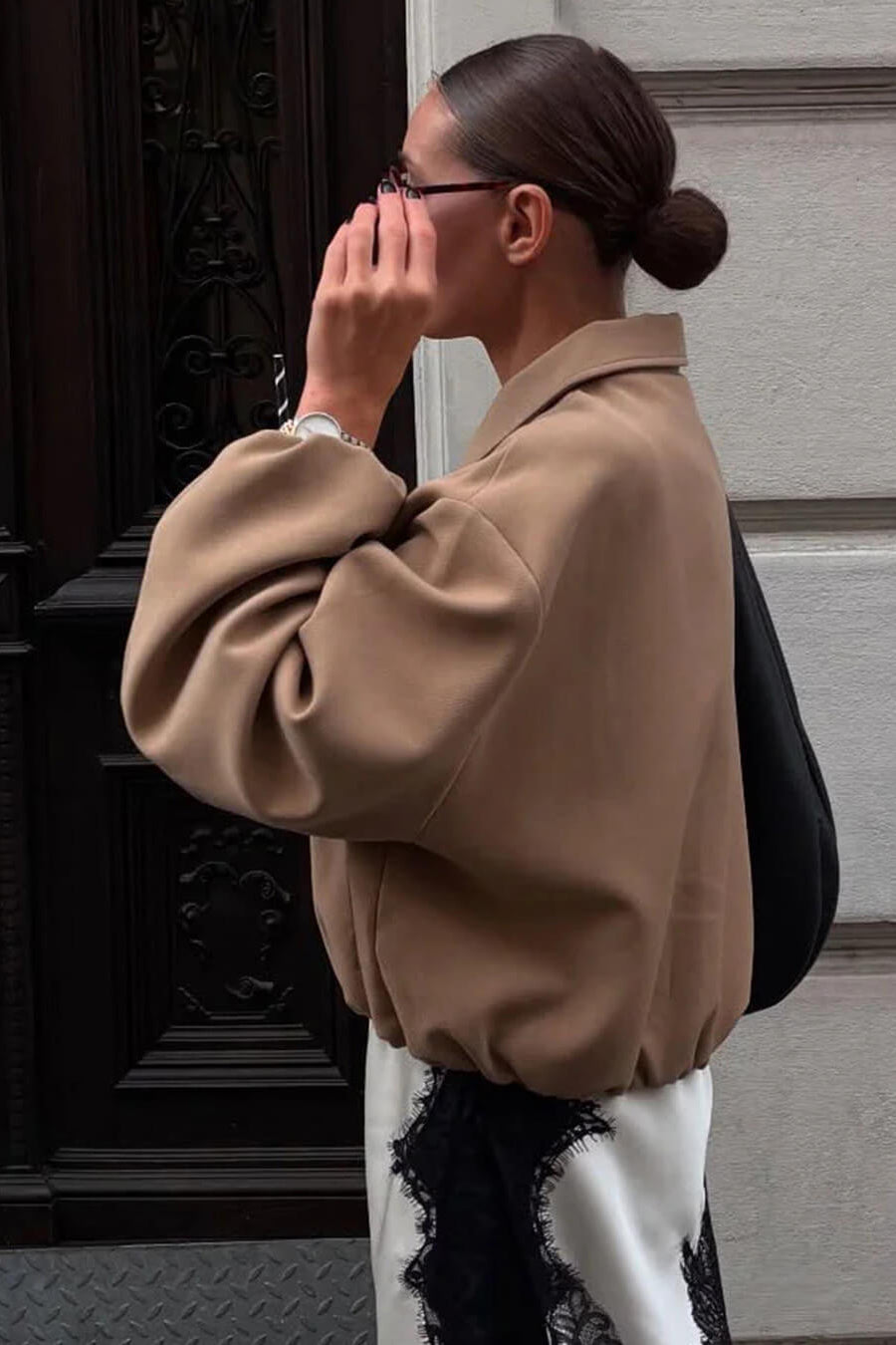 ZEYA - Bianca Puffed Bomber Jacket
