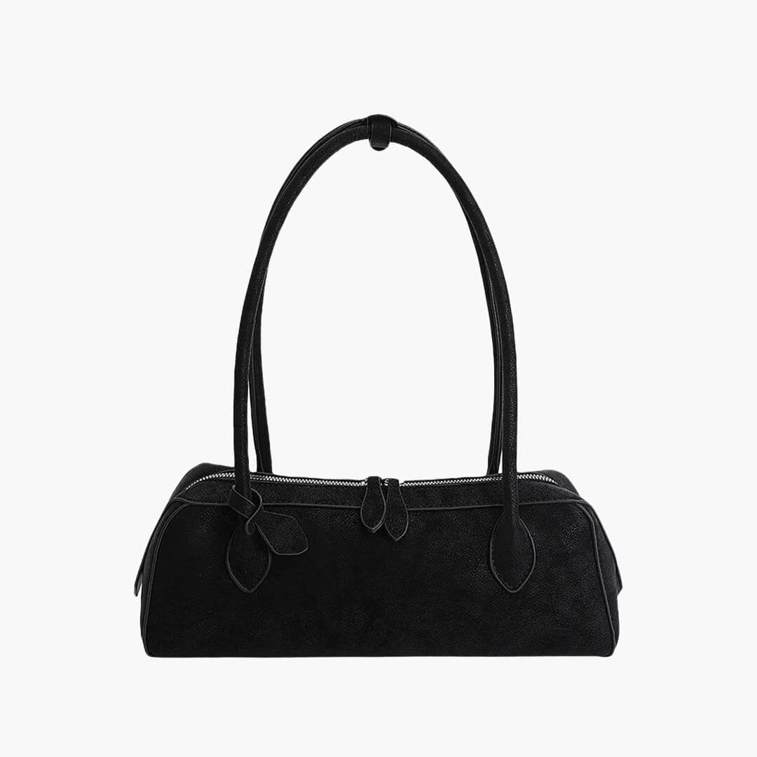ZEYA - Celeste Suede Baguette Bag