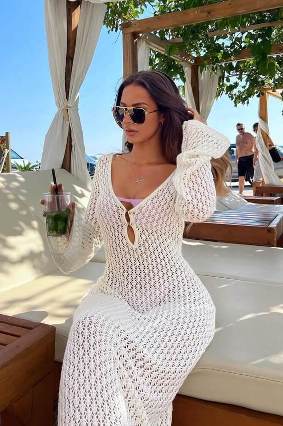ZEYA - Clarice Crocheted Maxi Dress