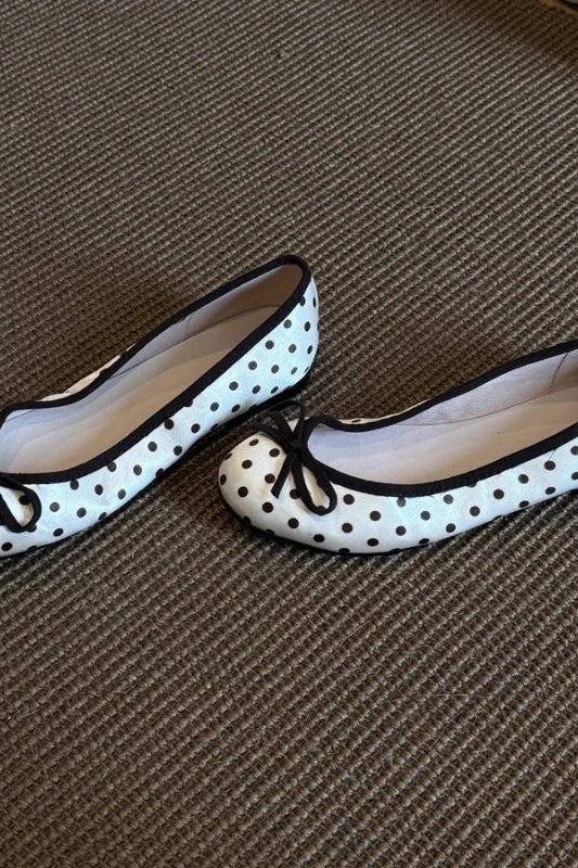 ZEYA - Diana Polka Dot Ballet Flats