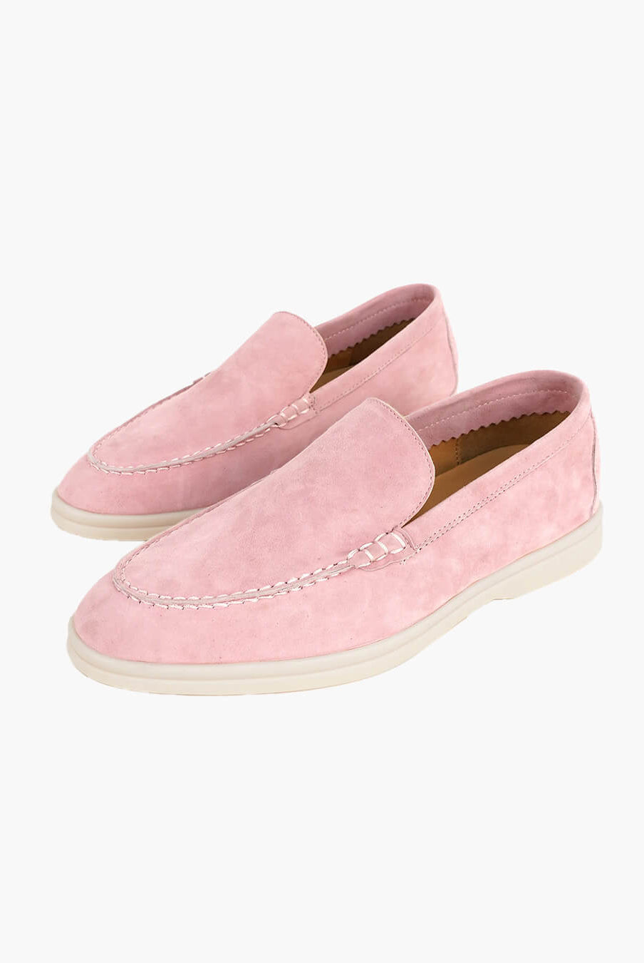 ZEYA - Elvira Suede Flat Moccasin Loafers