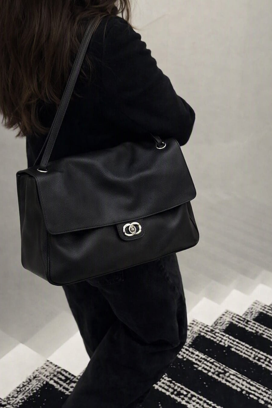 ZEYA - Emma Buckle Flap Shoulder Bag