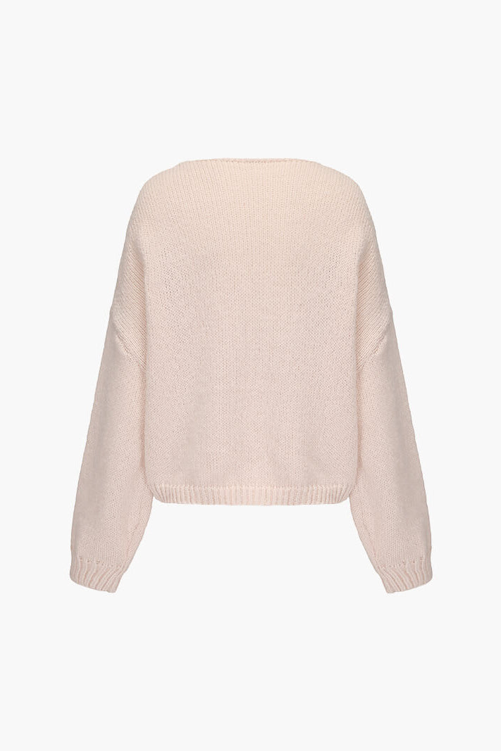 ZEYA - Emma Knit Cardigan with Bow Design