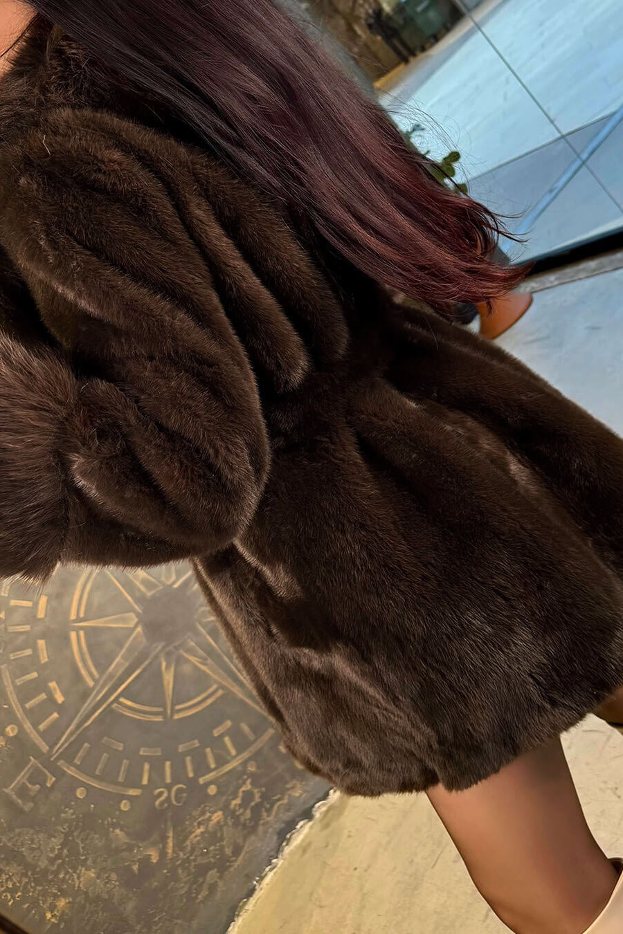 ZEYA - Eva Belted Faux Fur Coat