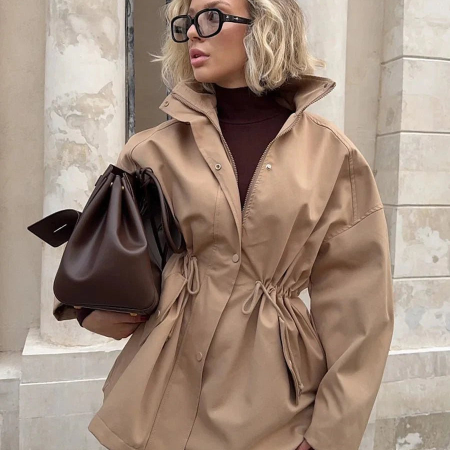 ZEYA - Eve Drawstring Trench Coat