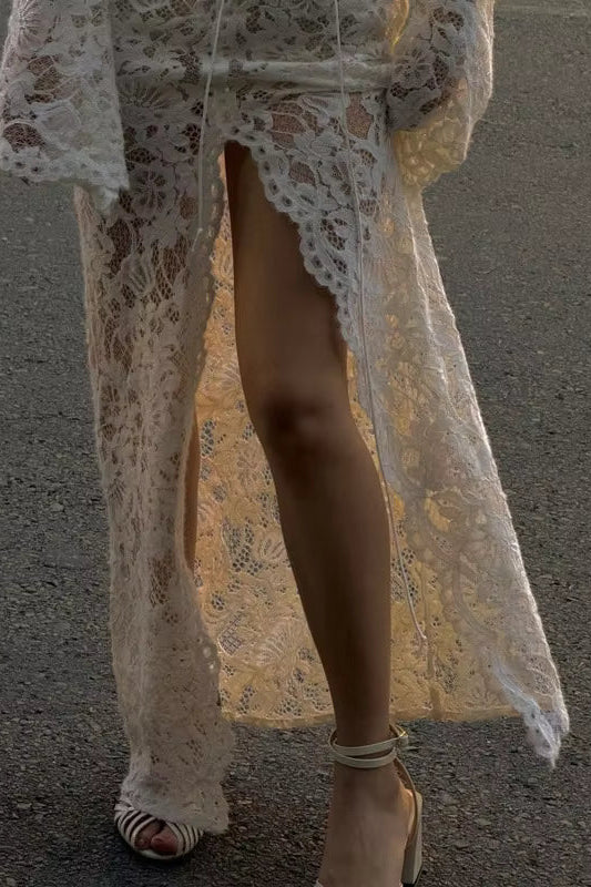 ZEYA - Florencia French Lace Tie Dress