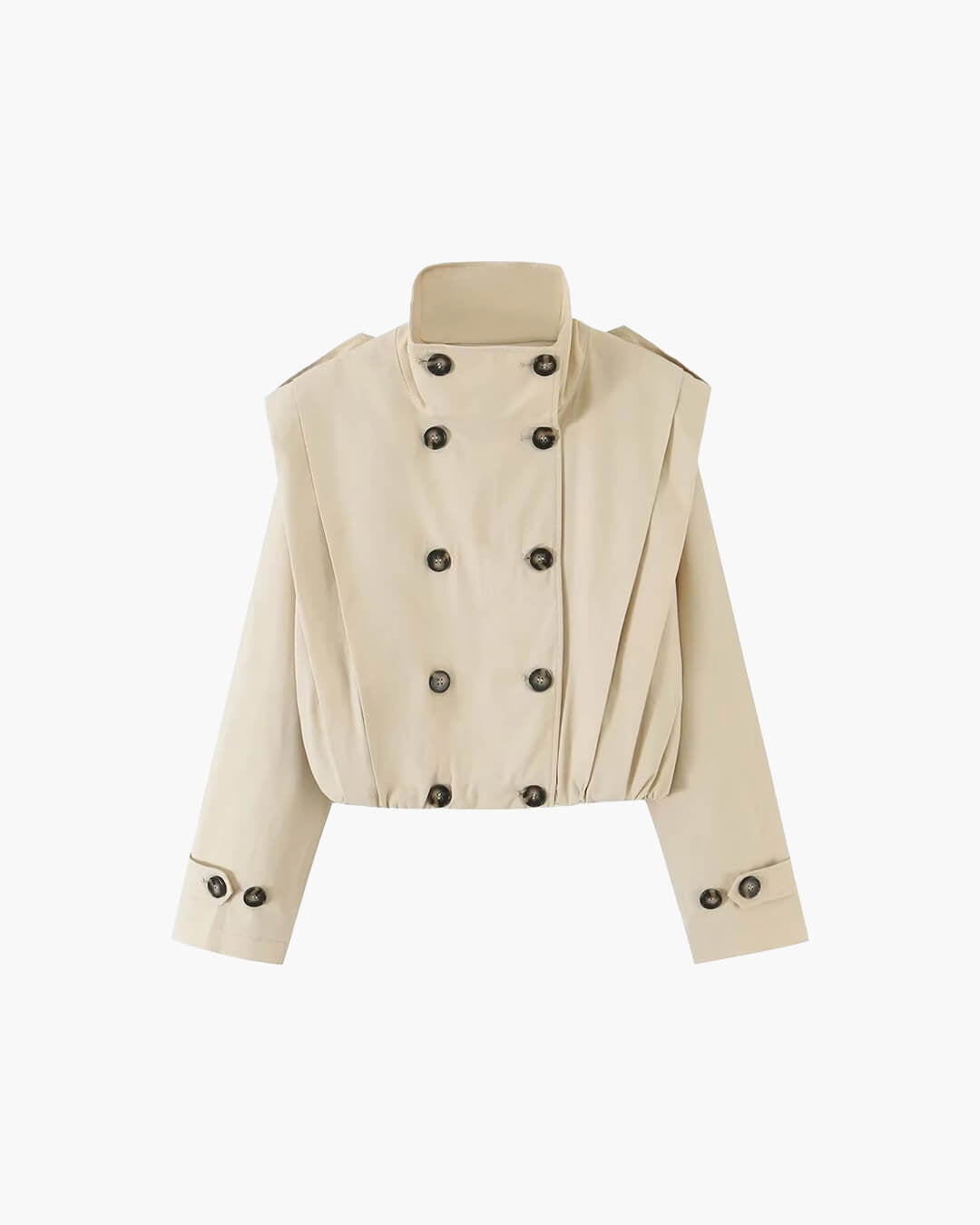 ZEYA - Gloria Pleated Trench Coat