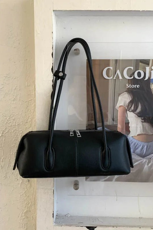 ZEYA - Hannah Cylindrical Leather Shoulder Bag