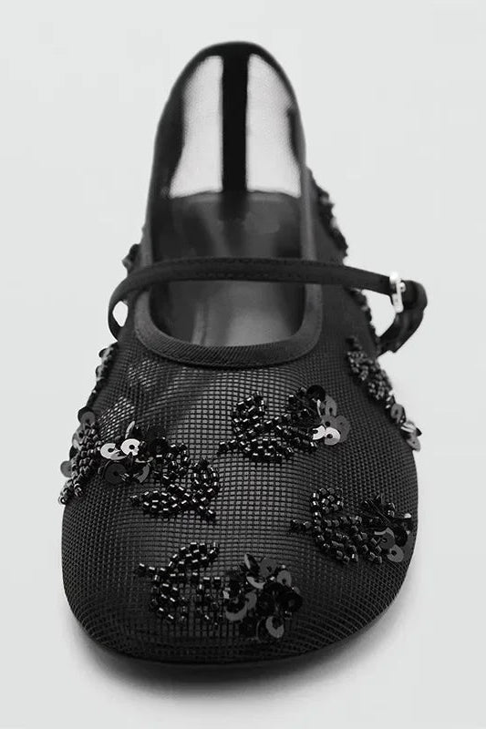 ZEYA - Iris Ballet Flat Mesh Mary Jane Shoes