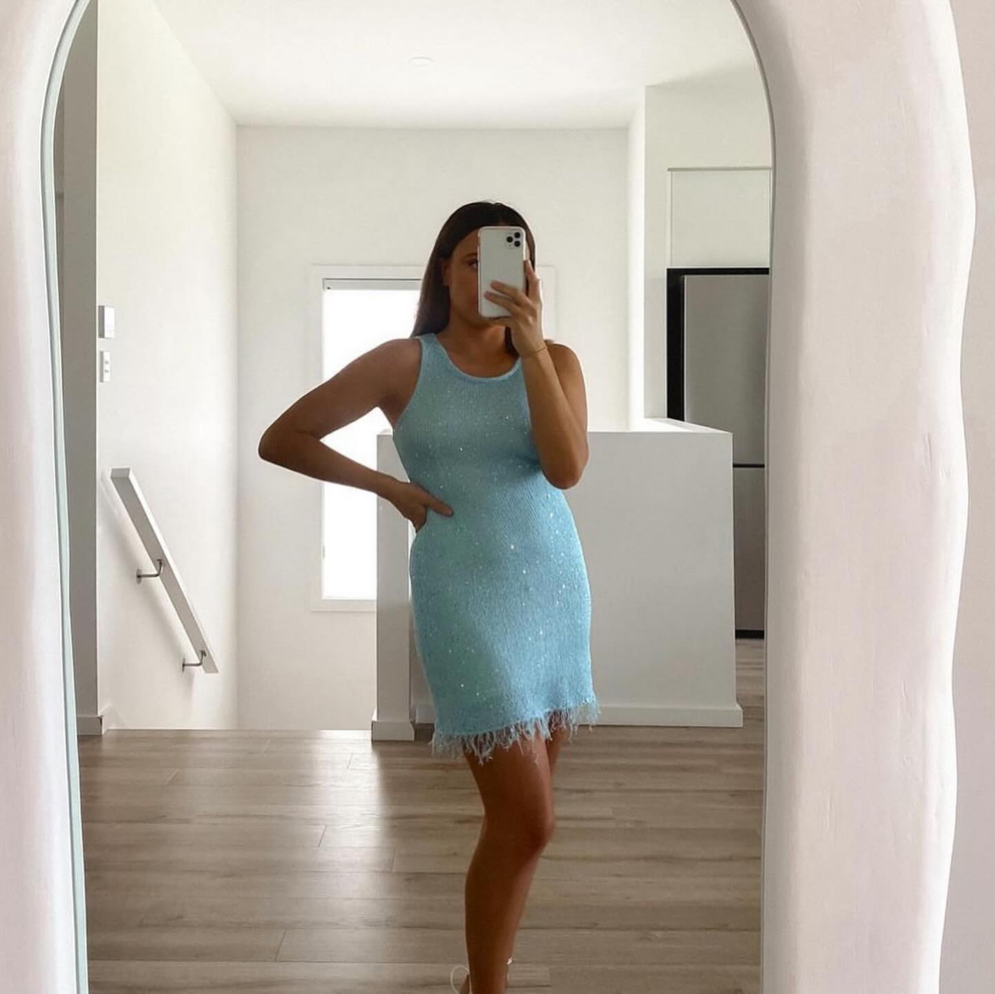 Iris Tassel Mini Dress