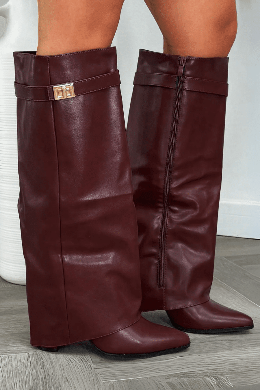 ZEYA - Jasmin Leather Lace-Up Boots