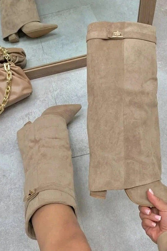 ZEYA - Jasmin Leather Lace-Up Boots