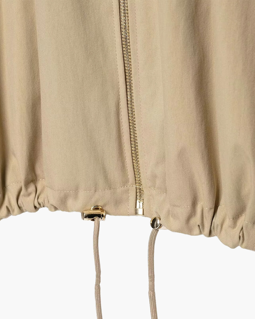 ZEYA - Jenny Drawstring Hooded Zip Jacket