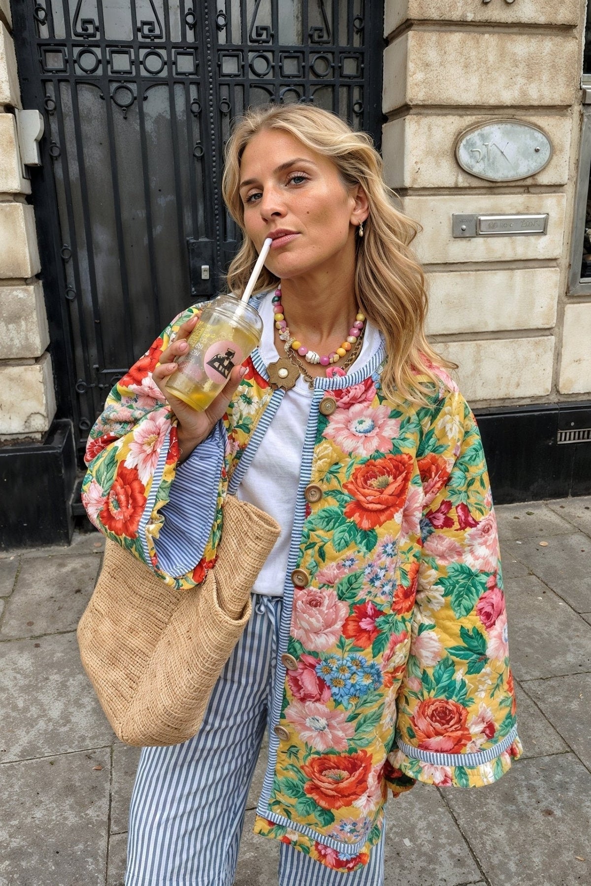ZEYA - Jona Quilted Floral Jacket