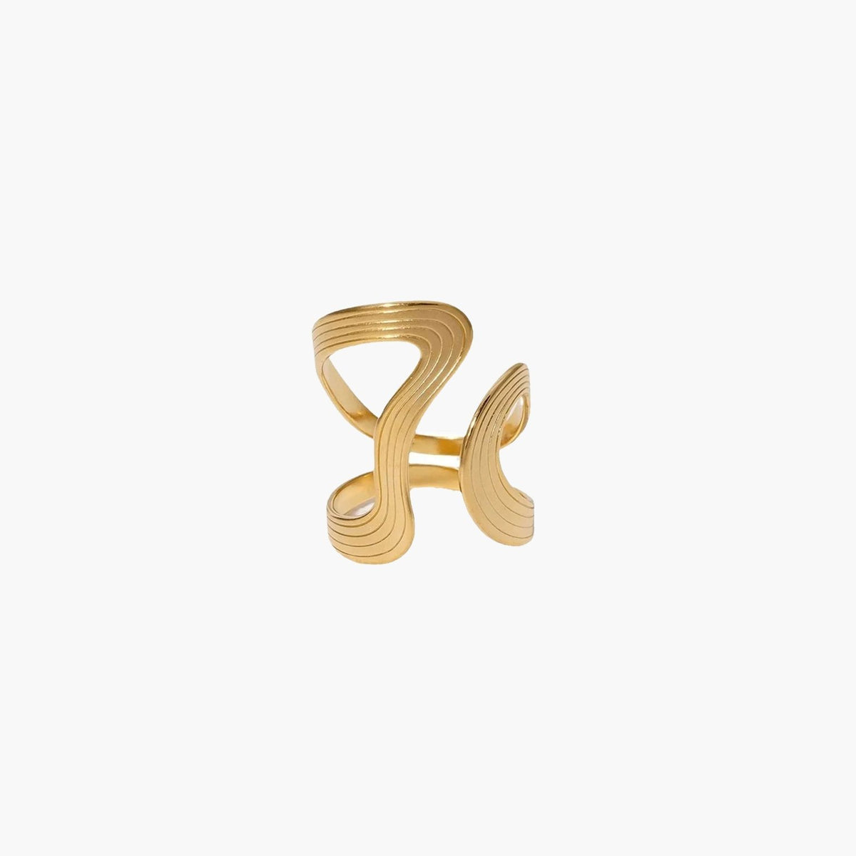 ZEYA - Kendra Asymmetrical Wave Ring