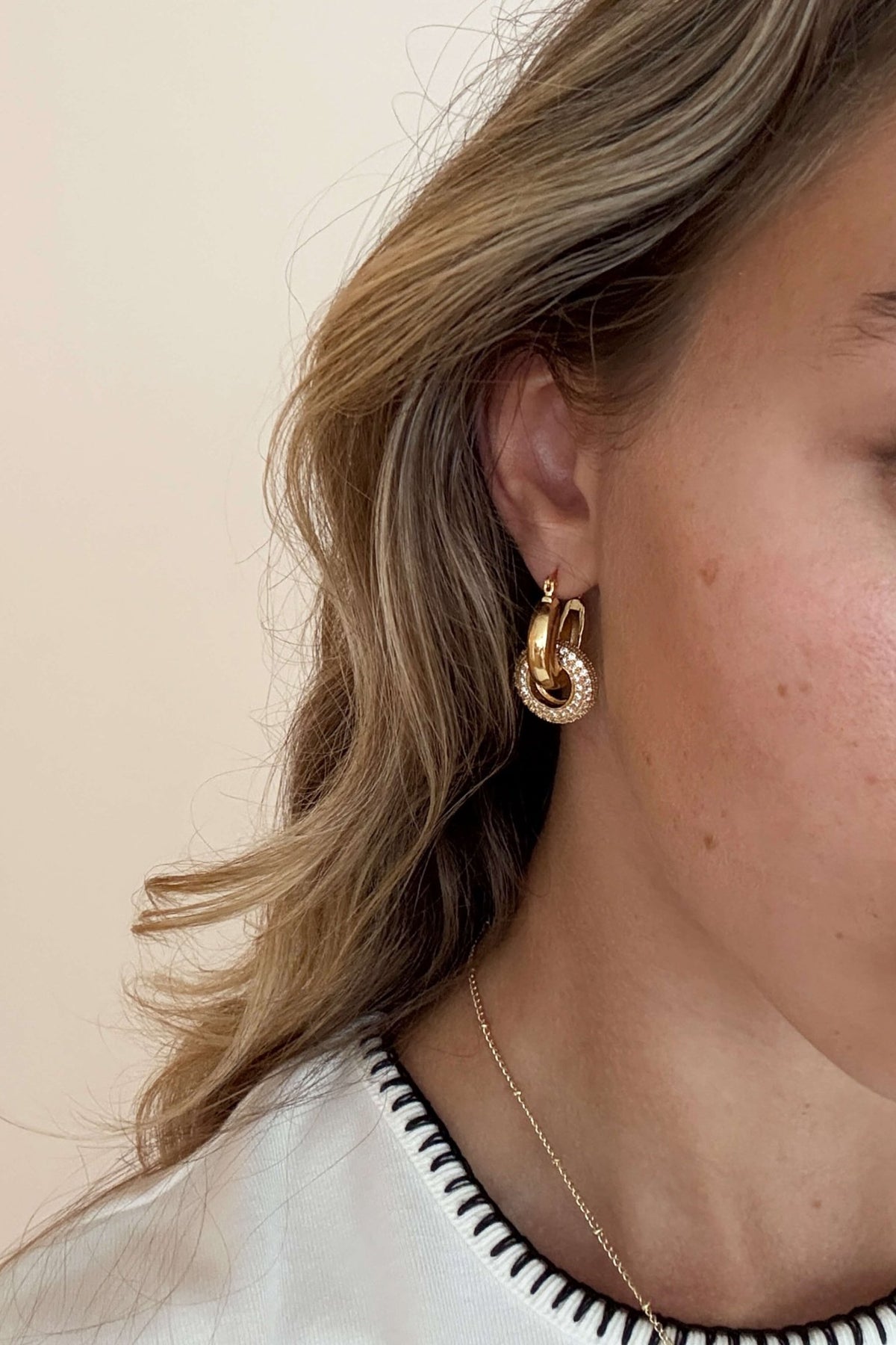 ZEYA - Lena Pavé Earrings