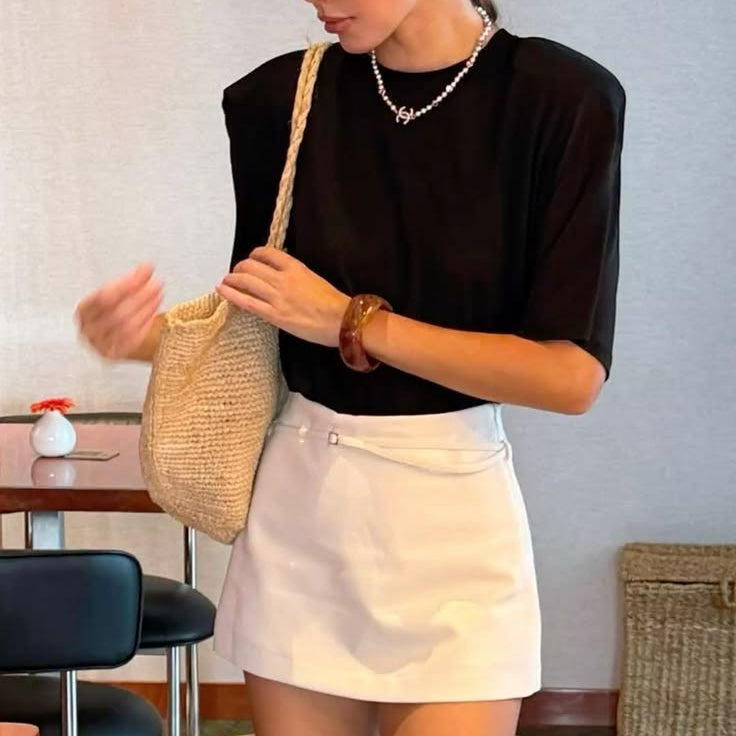 ZEYA - Lola Side Zip Skort with Belt