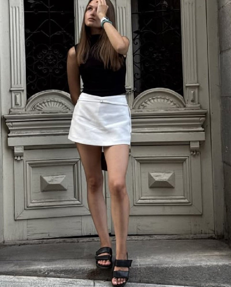 ZEYA - Lola Side Zip Skort with Belt