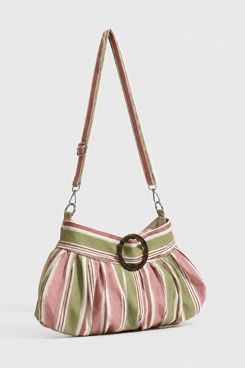 ZEYA - Maria Striped Shoulder Bag
