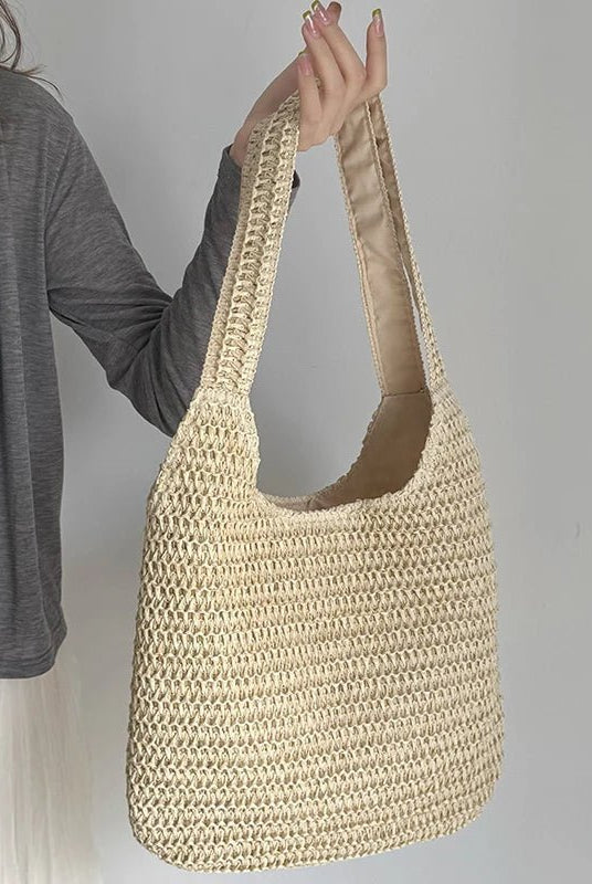 ZEYA - Marina Woven Straw Tote