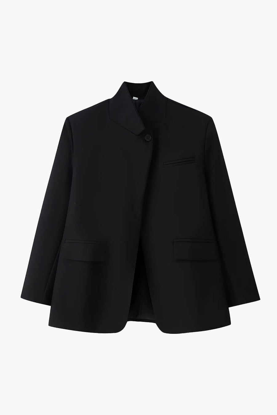 ZEYA - Melanie Plaid Stand Collar Blazer
