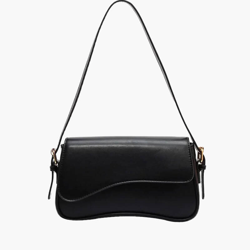 Zeya - Mila Shoulder Saddle Bag Black Regular
