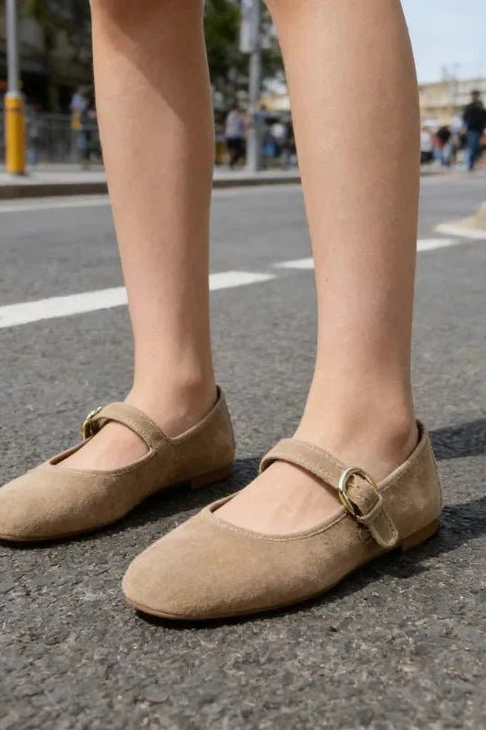 ZEYA - Myranda Suede Ballet Flats