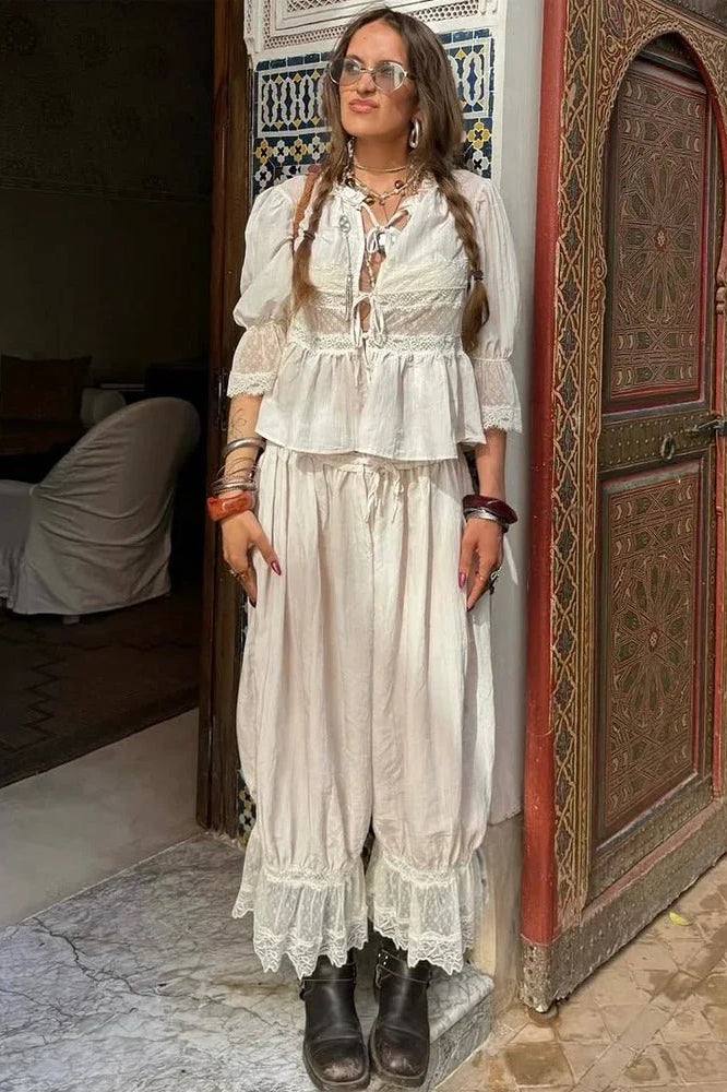 ZEYA - Natasha Lace Lantern Suit