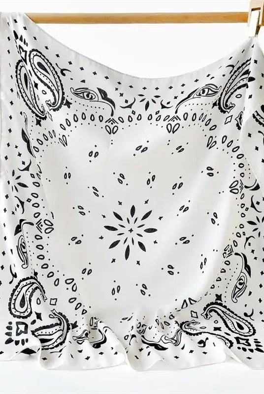 ZEYA - Portia Paisley Square Scarf