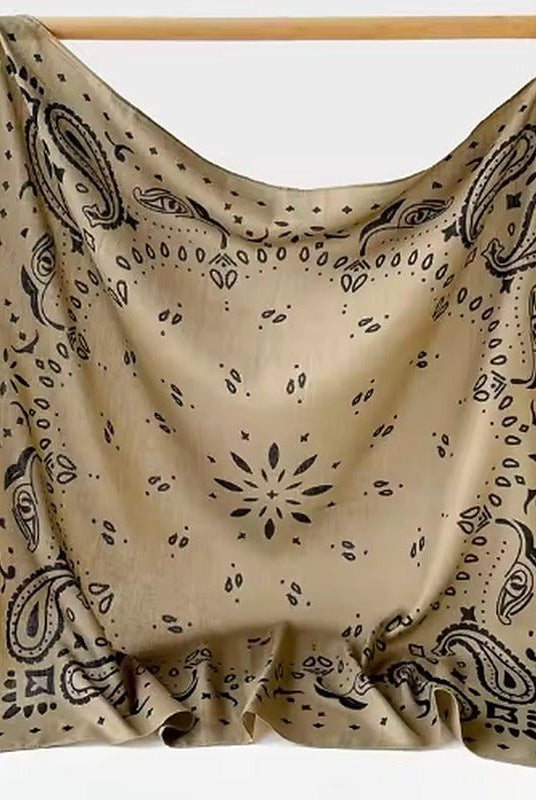 ZEYA - Reese Paisley Knitted Bandana Scarf