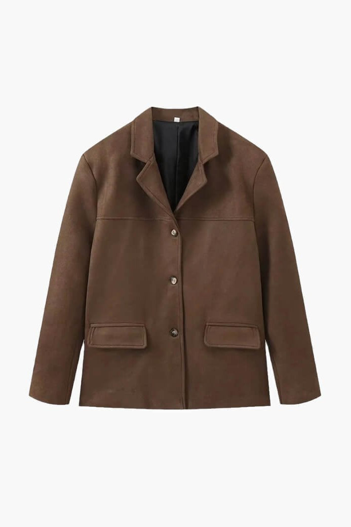 ZEYA - Reva Faux Suede Blazer