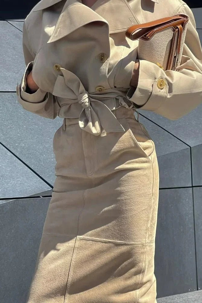 ZEYA - Sara Cropped Trench Coat