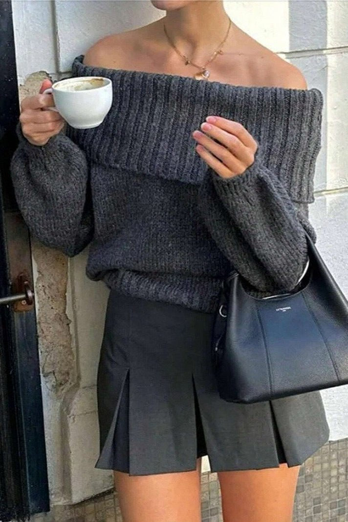 ZEYA - Siena Off - Shoulder Sweater