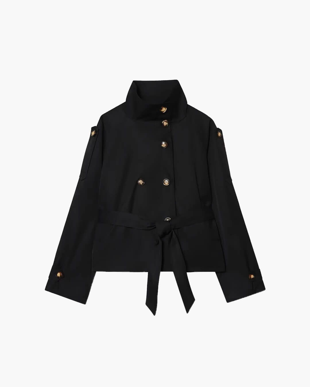ZEYA - Sofia Cropped Trench Coat