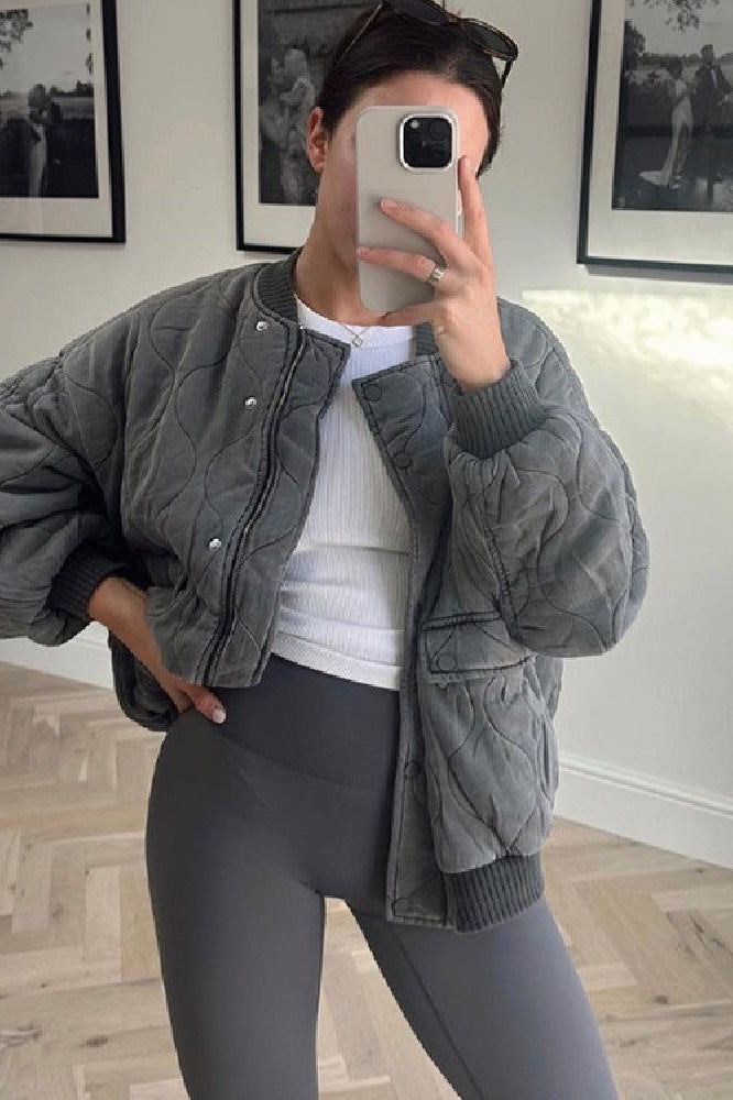 ZEYA - Stella Padded Bomber Jacket