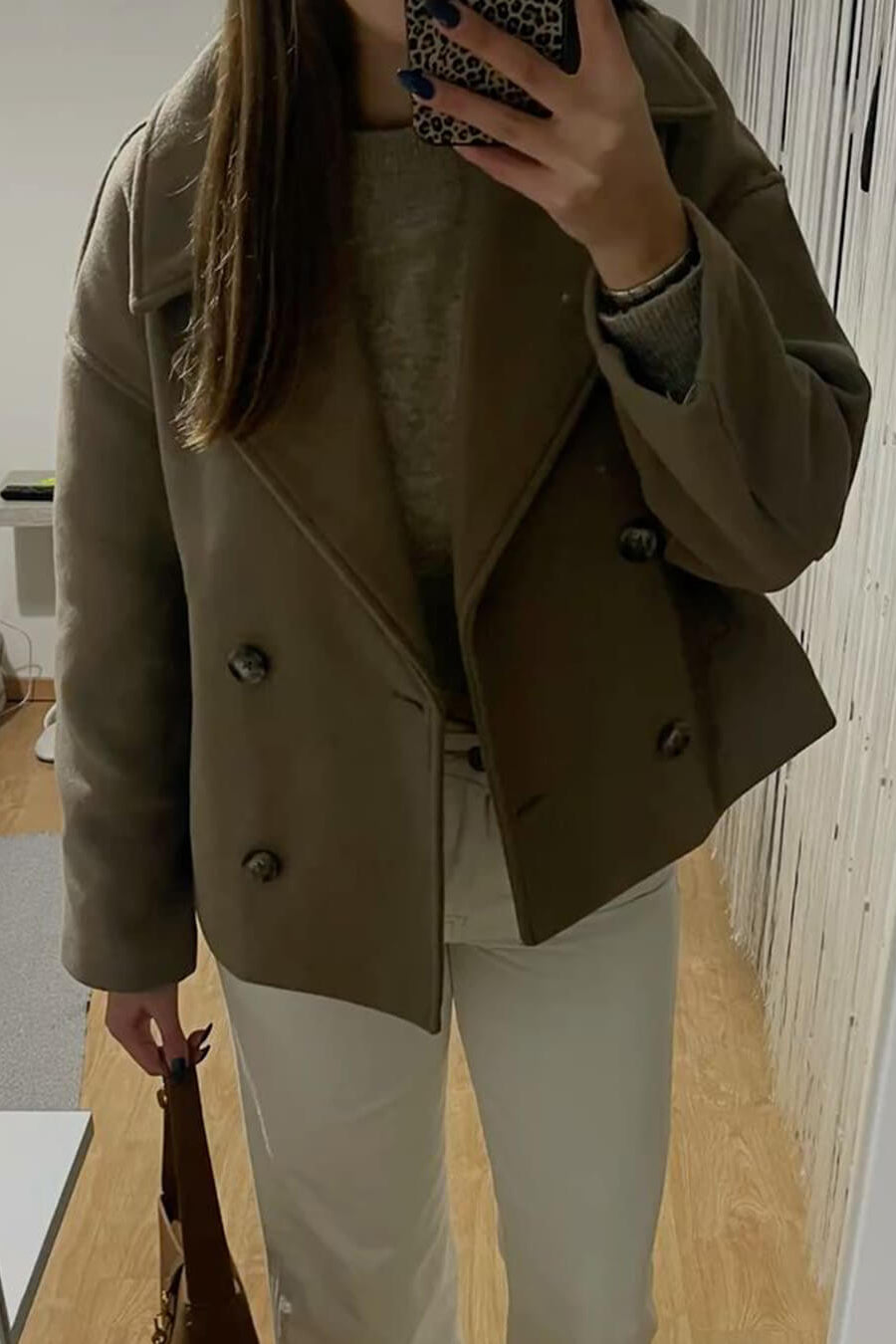 ZEYA - Suzy Short Double - Breasted Coat