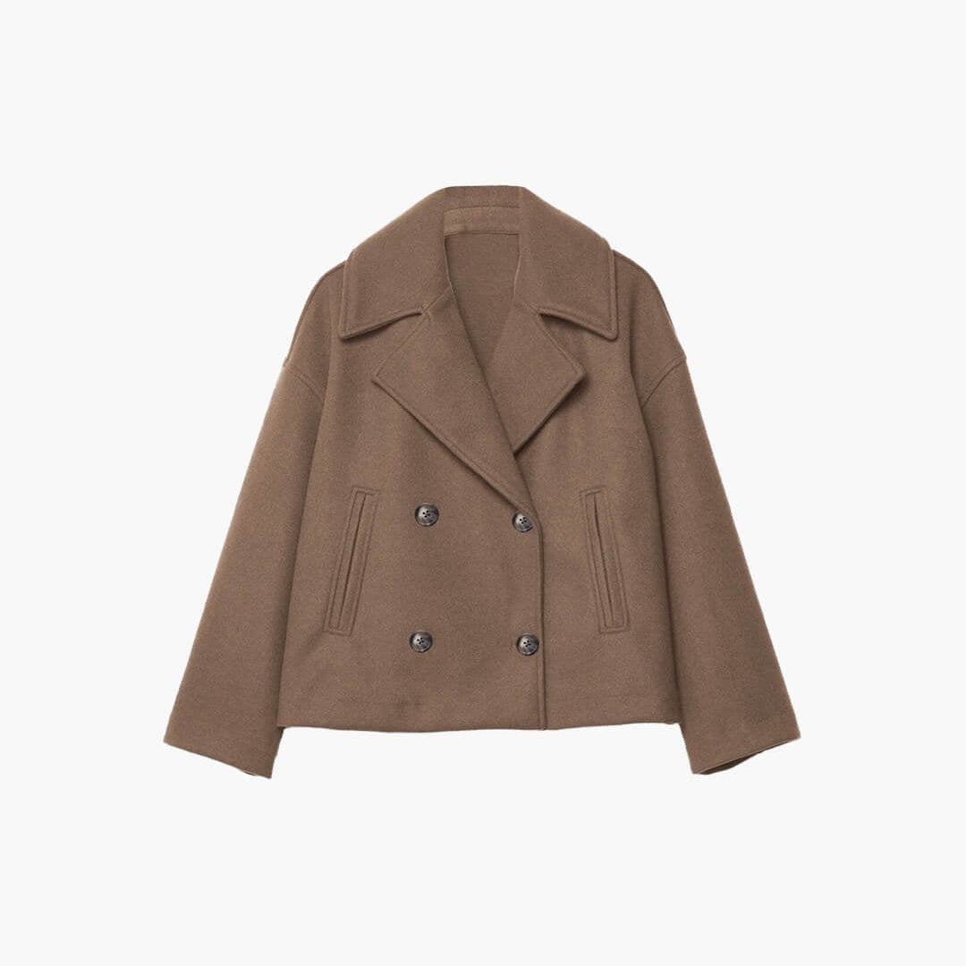 ZEYA - Suzy Short Double - Breasted Coat