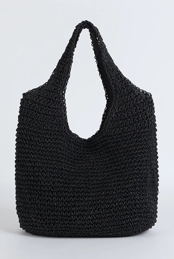 ZEYA - Svea Woven Rattan Tote Bag