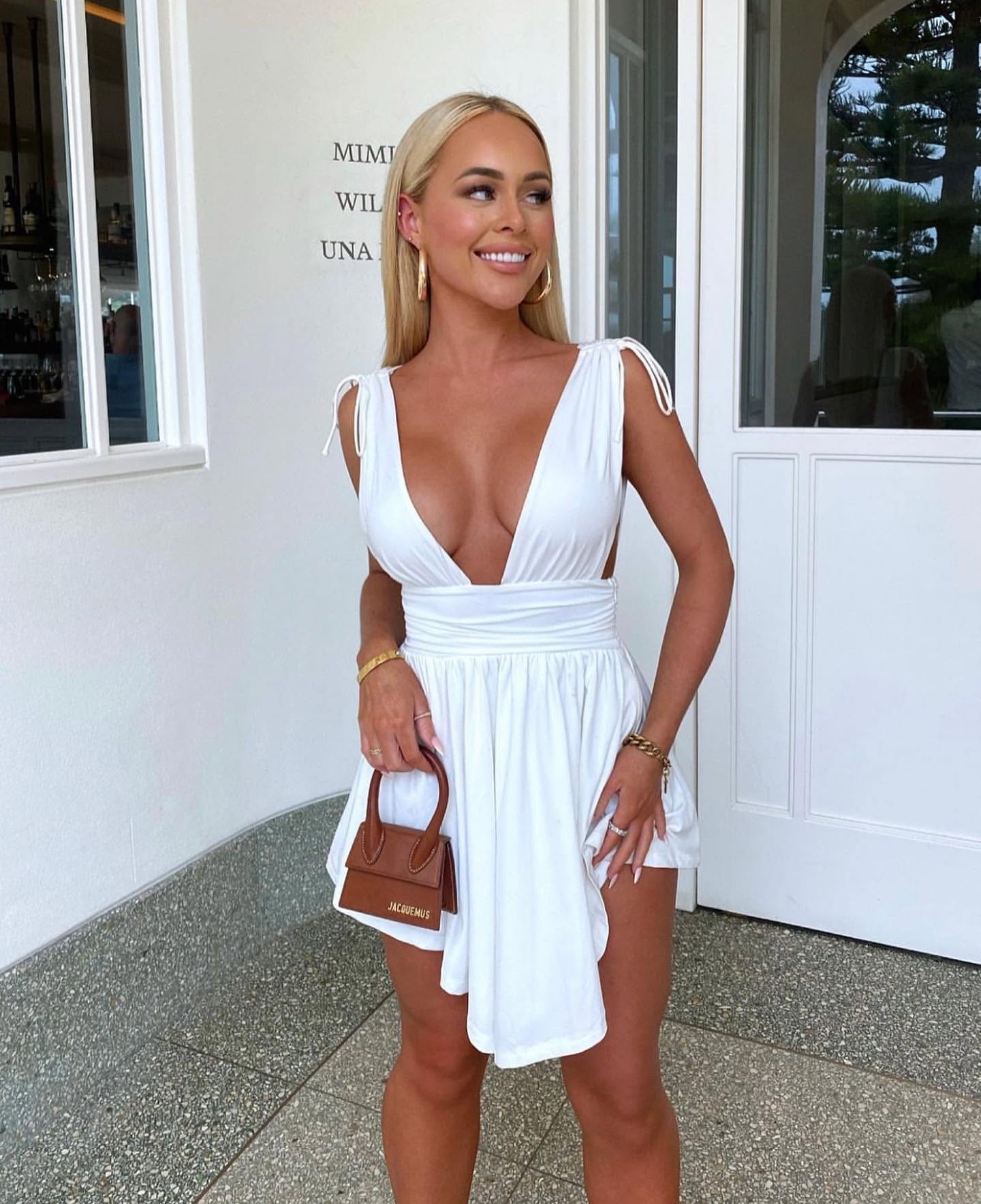 Vanessa Pleated Mini Dress