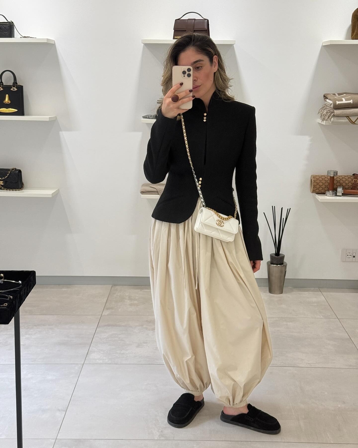 Kristen High-Waisted Balloon Pants