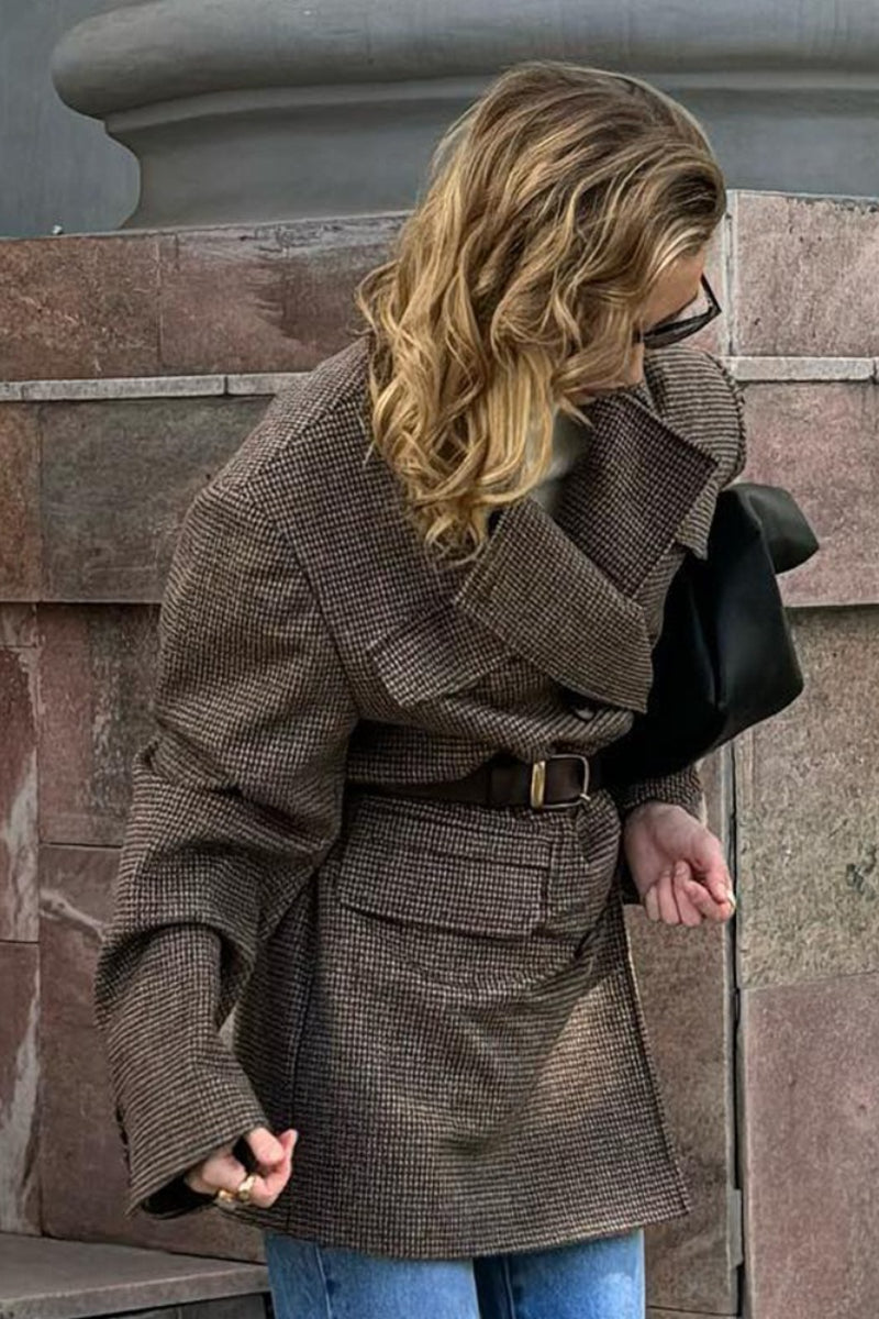 Amy Structured Tweed Coat