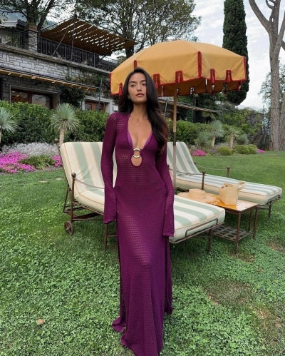 Courtney Knit Bodycon Beach Dress