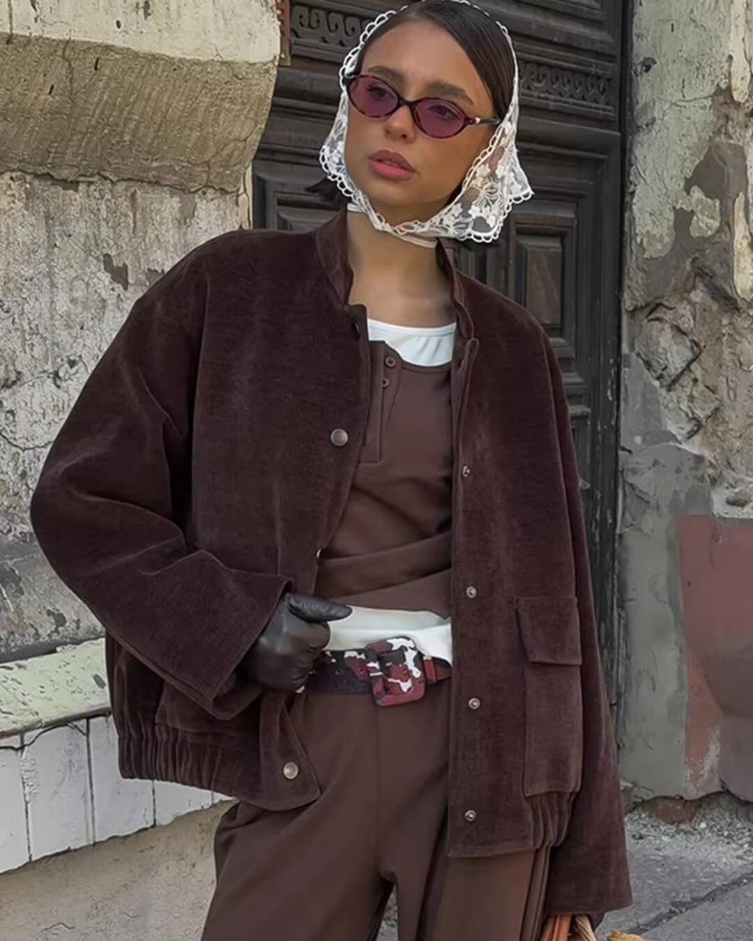 Cassy Brown Corduroy Jacket