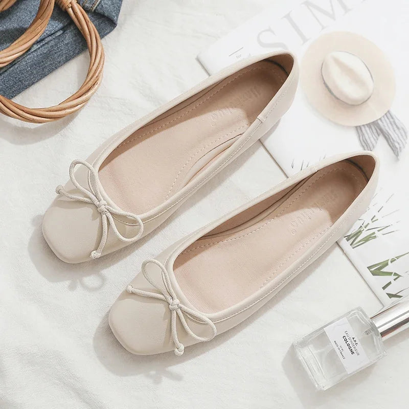 Lola Square Toe Ballet Flats
