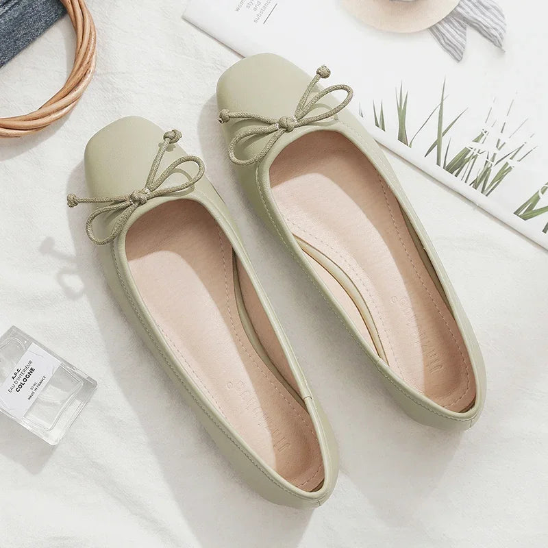 Lola Square Toe Ballet Flats