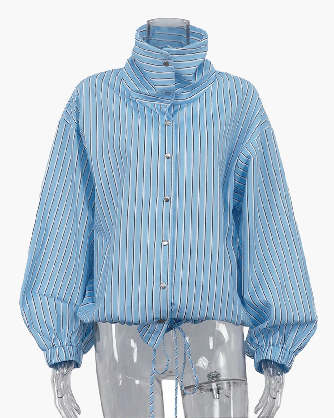 Lucy Striped High Neck Shirt