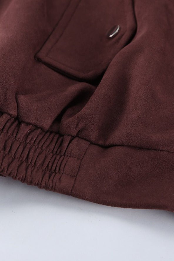 Amanda Relaxed Suede Coat